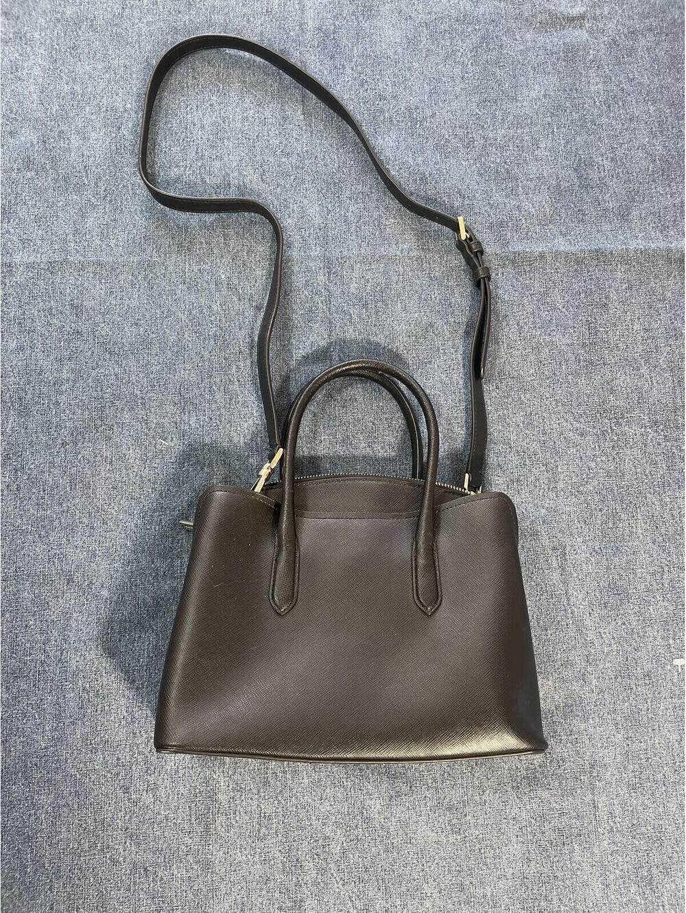 Kate Spade Medium Staci crossbody/convertible  bag black spotless trendy preppy